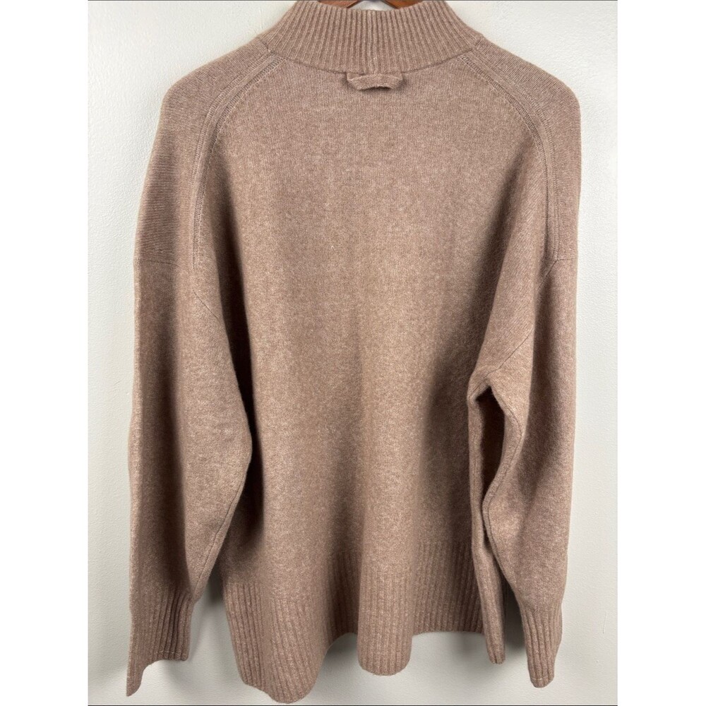 Everlane Women's Large Cozy Turtleneck Sweater Taupe Wool - Nylon - Yak Hair - Picture 7 of 10